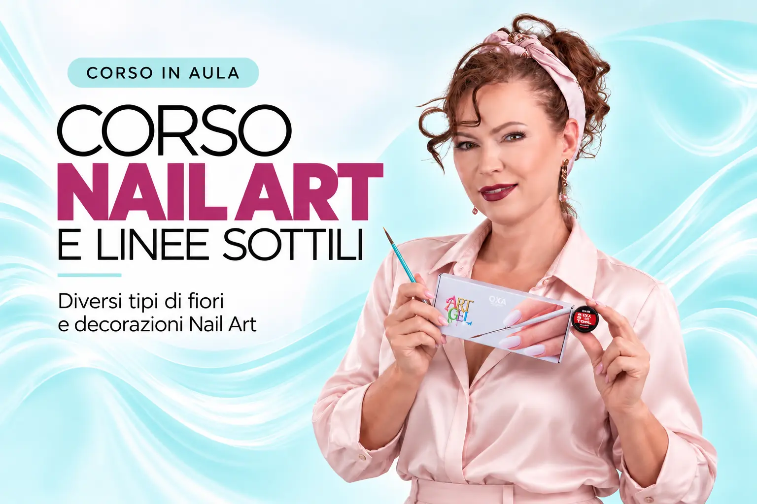 Corso Nail Art e Linee Sottili in aula