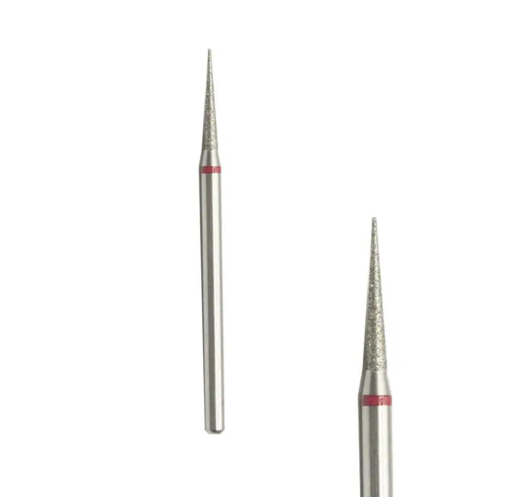 Punta diamantata a forma di ago - lunghezza 12 mm