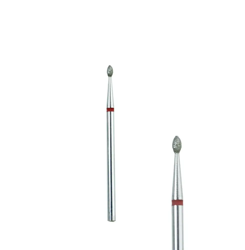 Punta diamantata a forma di bocciolo (rossa) 1.6 mm