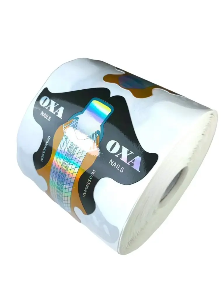 Cartine - nail form olografiche per ricostruzione unghie 300 pz