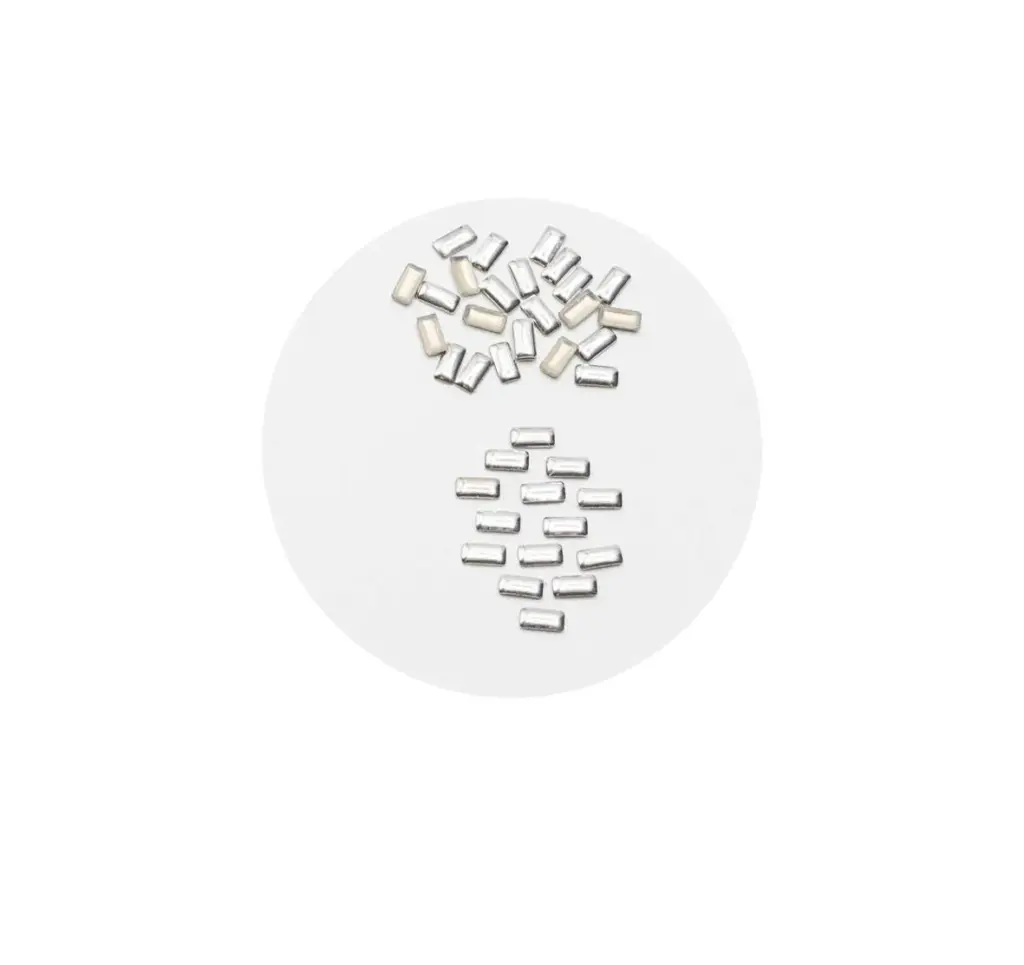 Nailstuds no. 3 silver - rettangolini