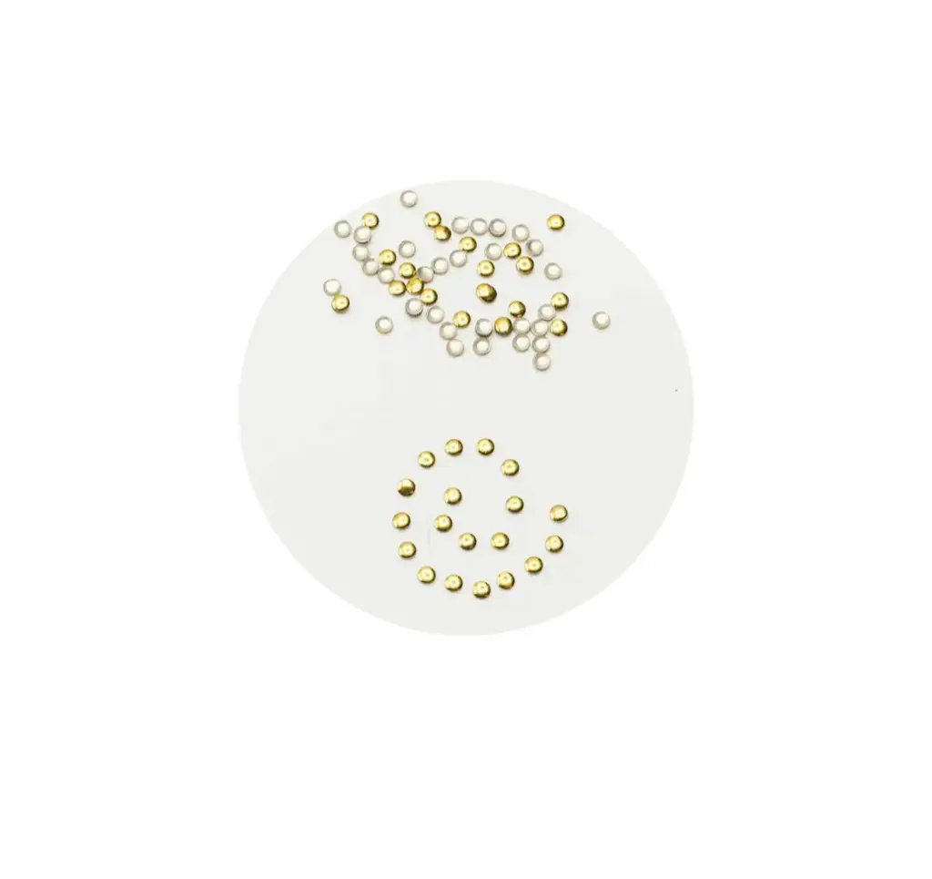 Nailstuds no. 8 gold - drops