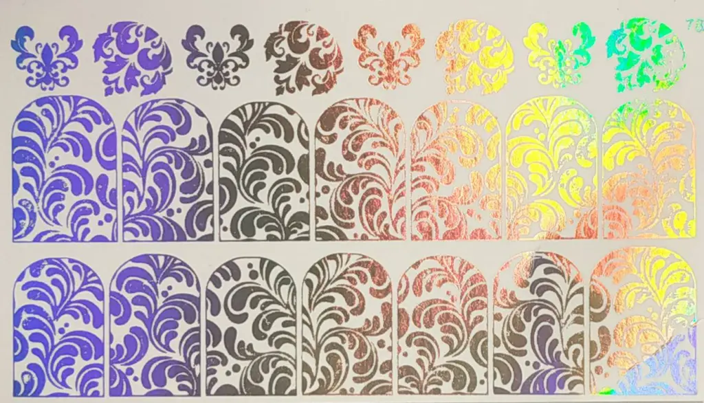 Water decal no. 1 "effetto olografico"
