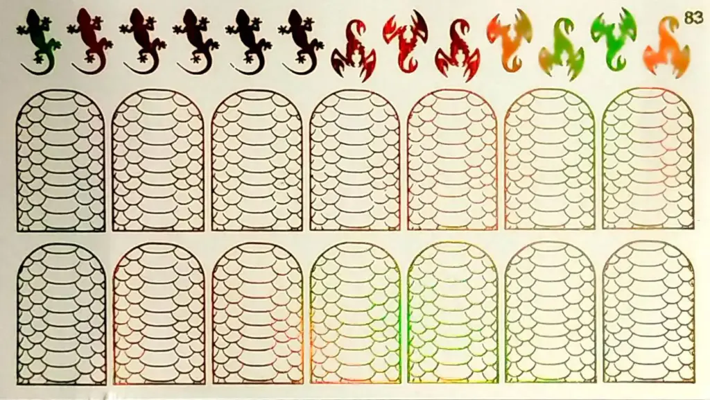 Water Decal no. 4 "effetto olografico"