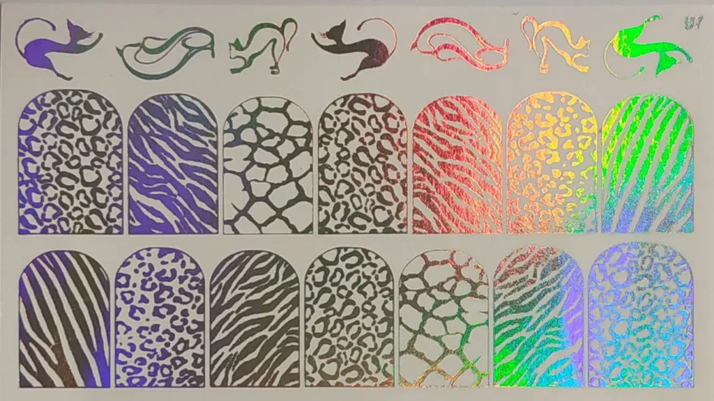 Water Decal no. 7 "effetto olografico"