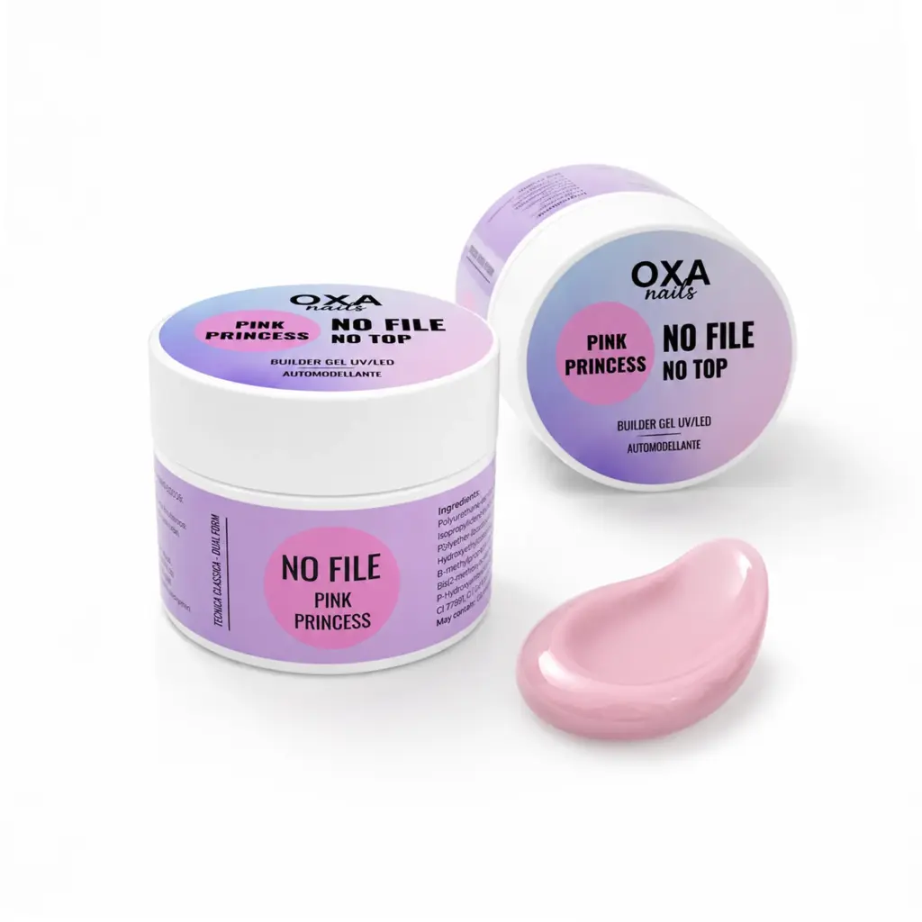 Gel No File No Top Pink Princess 50 ml