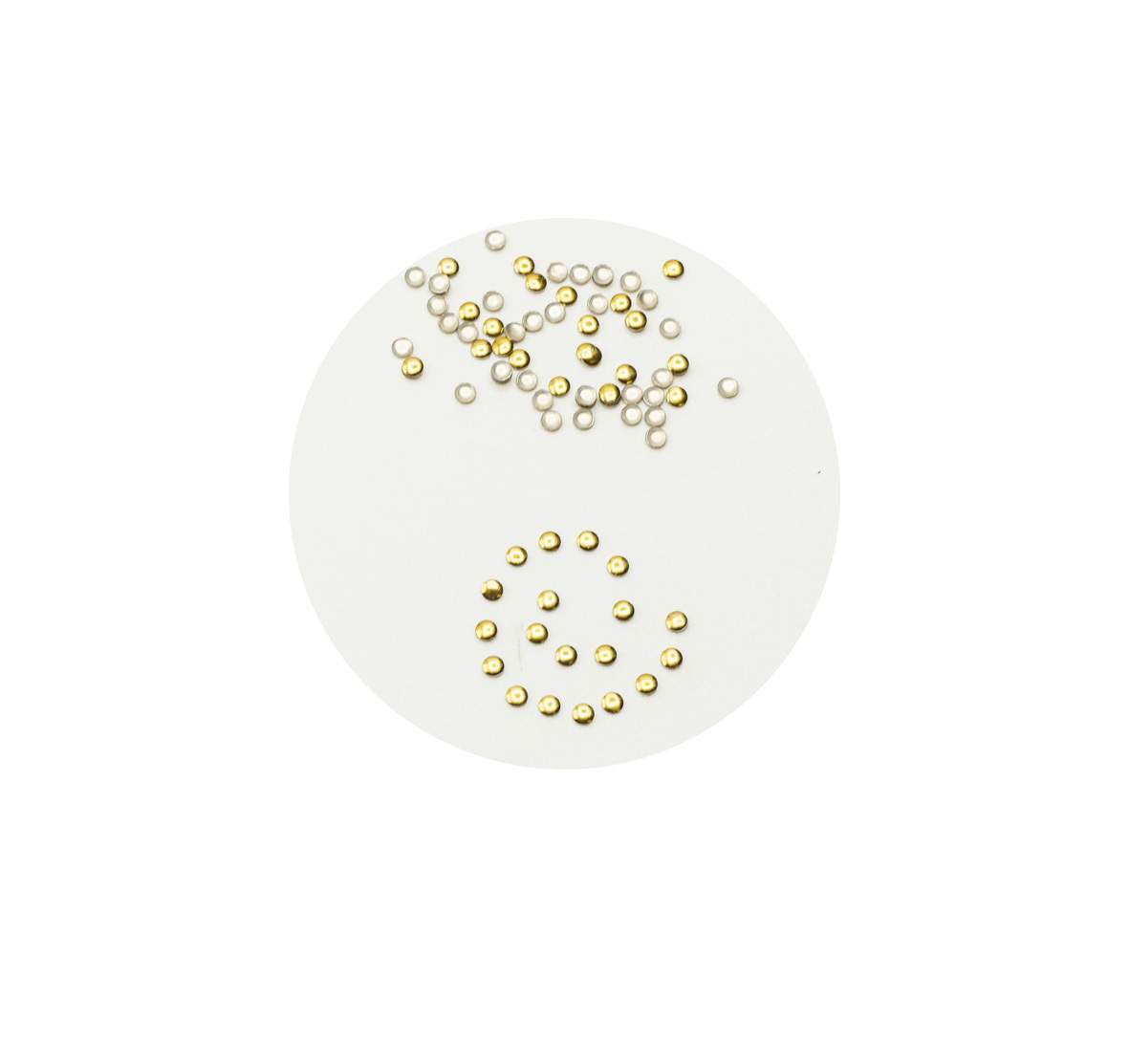 Nailstuds no. 8 gold - drops