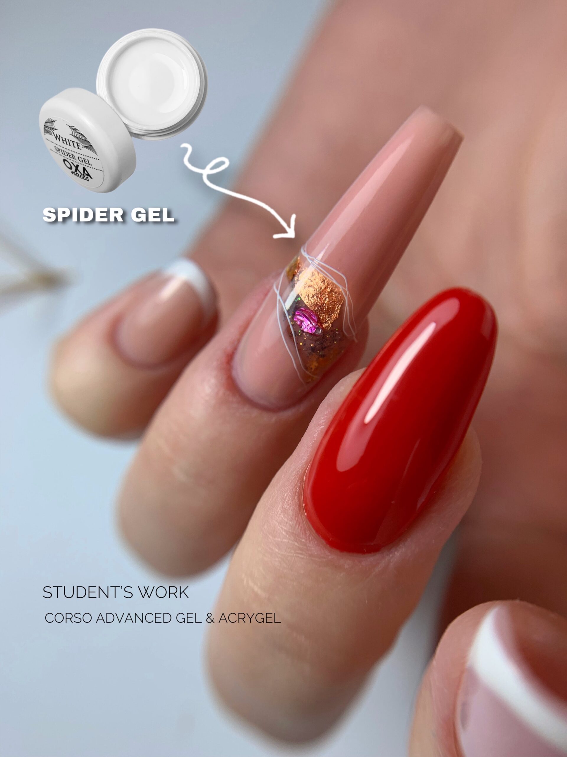 Spider Gel White 5 g - immagine 2