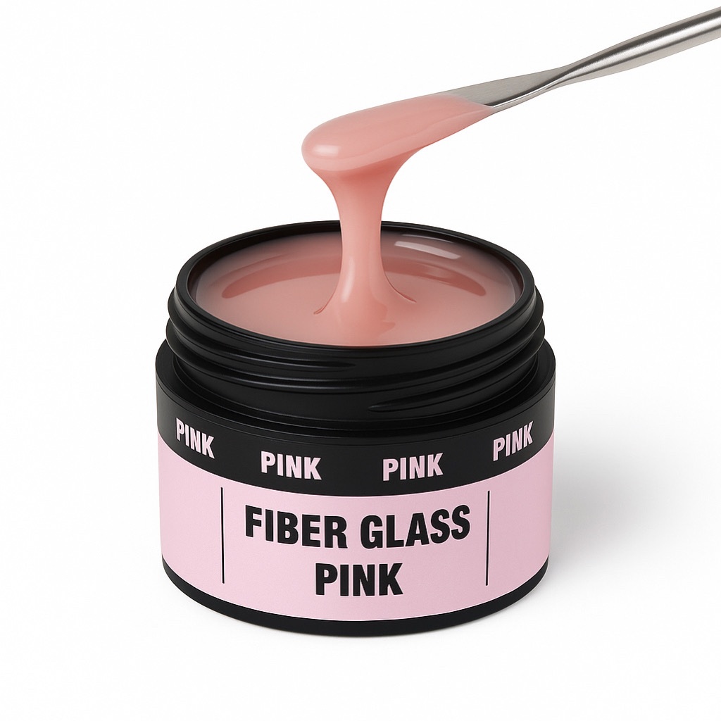 Gel FIBER GLASS PINK 50 ml - immagine 2