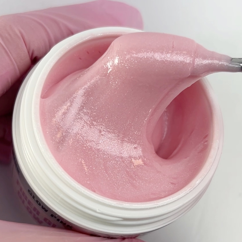 GEL FIBER GLASS GLOW PINK 50 ml - immagine 2