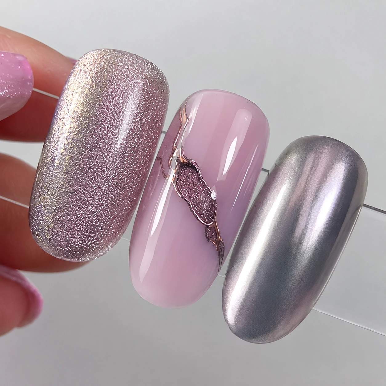 Pigmento Cat Eye Effetto Metallo – Pink - immagine 2